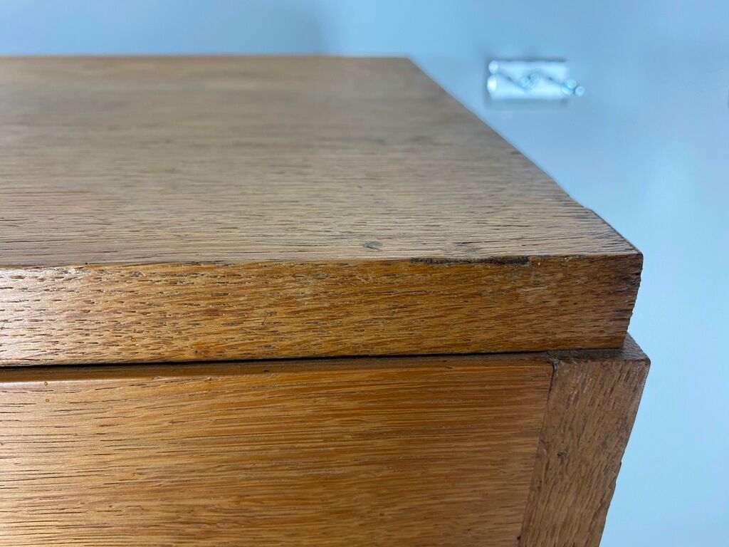 1950 Oak Curtain Binder Furniture