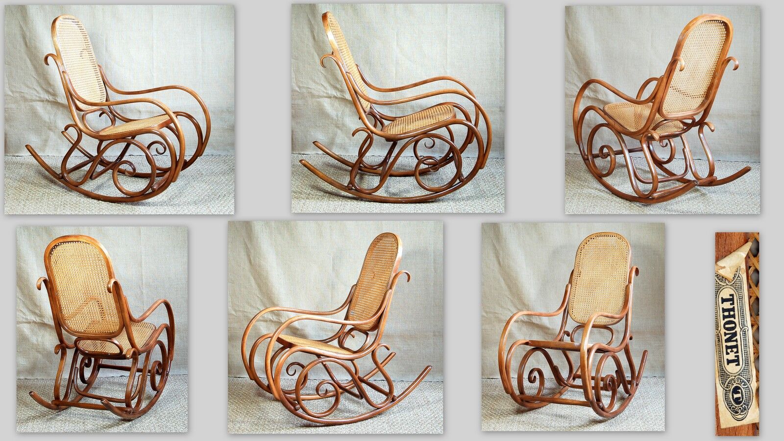 Rocking-chair Thonet 1930s