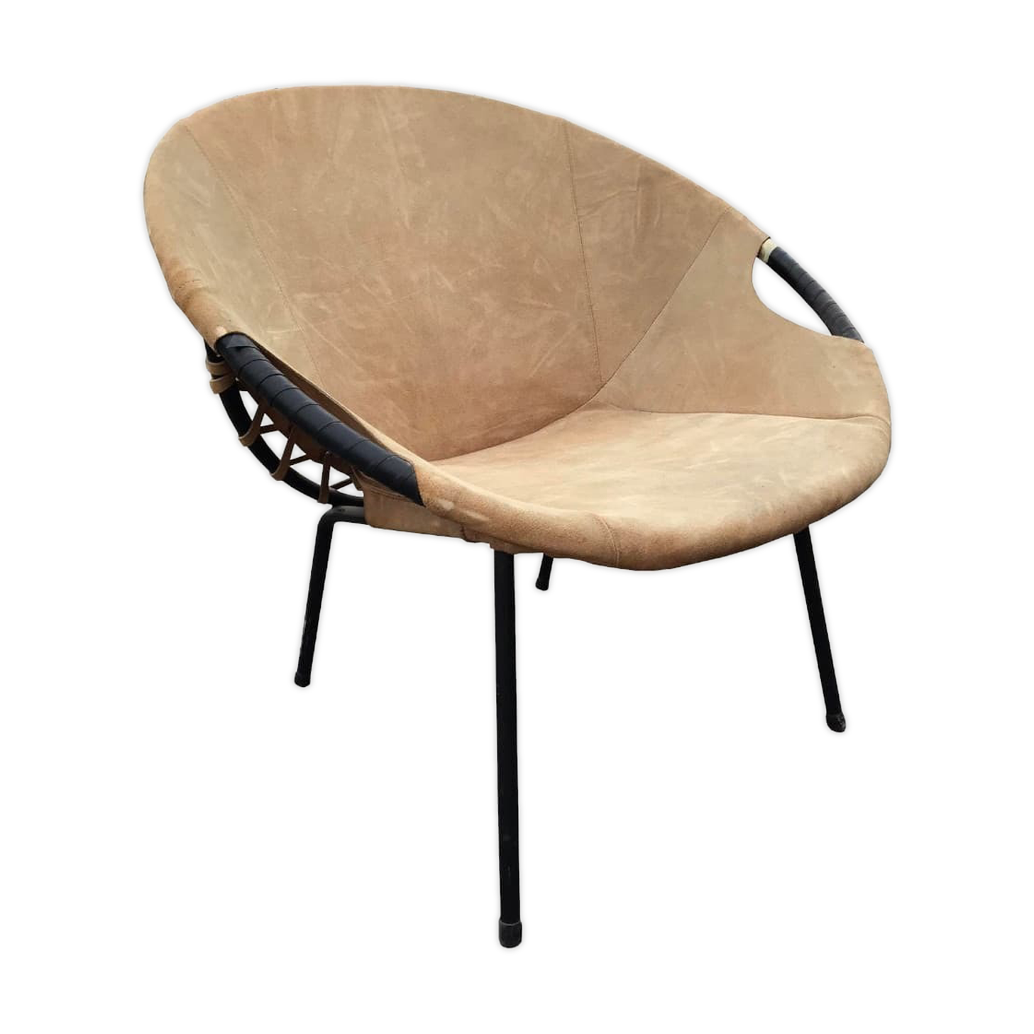 Fauteuil baloon Lusch & Co des années 1960