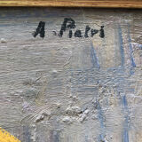 Old still life painting by A.Pietri