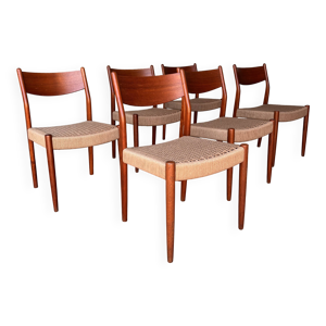 Set de 6 chaises Fristho - corde