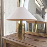 Lampe à facettes en laiton