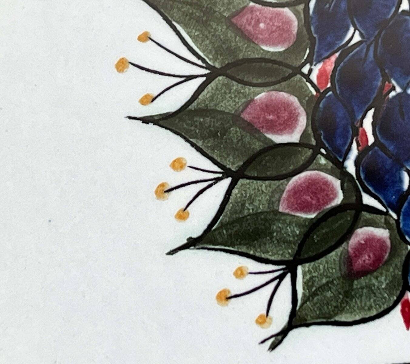 Mid-Century Modern Danish design plate Crazy Bird by Beth Breyen for Royal Copenhagen