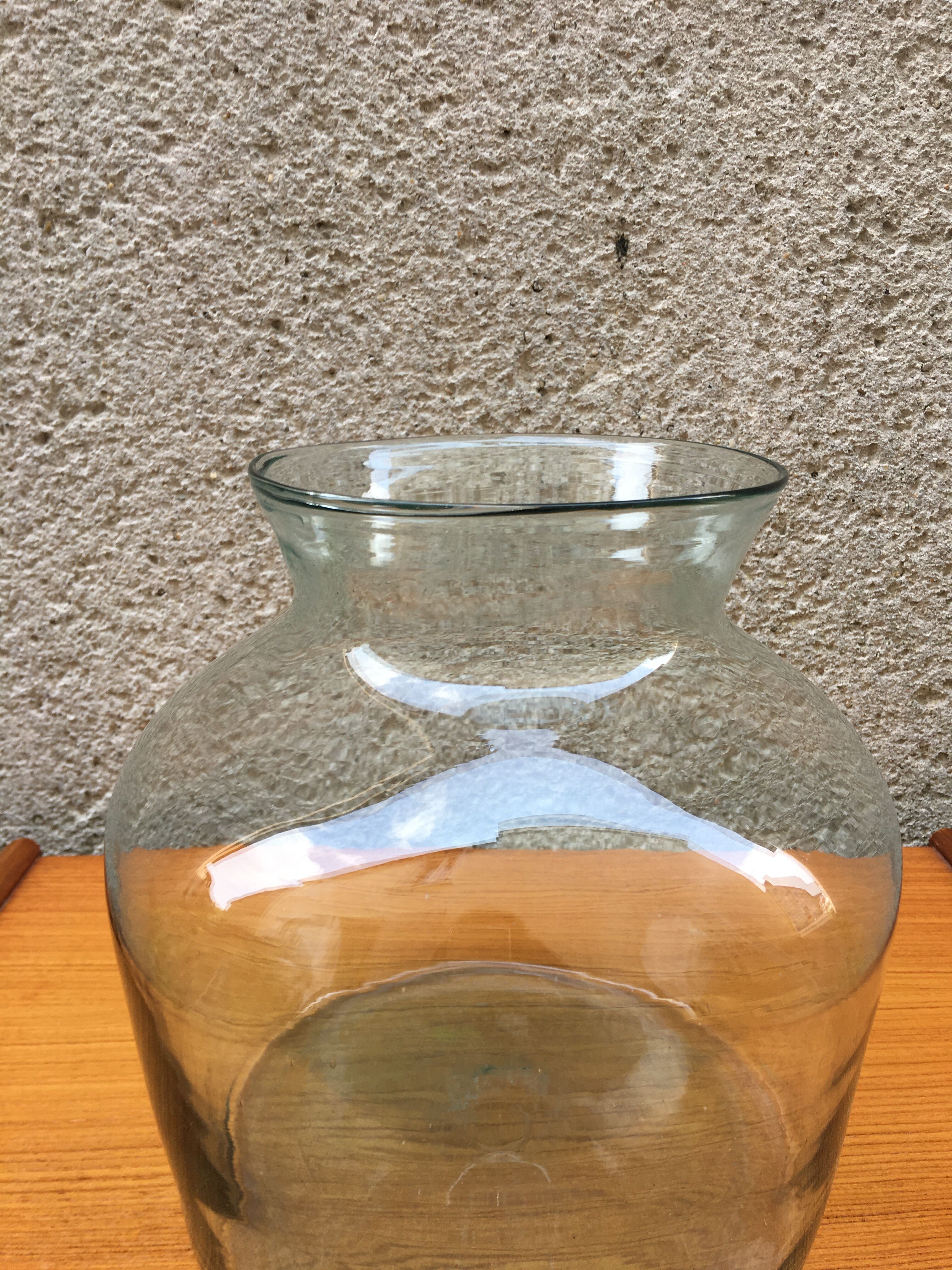 Large blue green pot