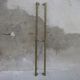 Vintage brass handrail