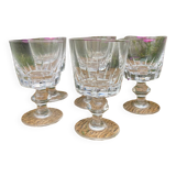 6 Portieux crystal glasses