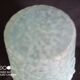 Art Deco vase in pressed moulded glass, speckled blue, h - 29