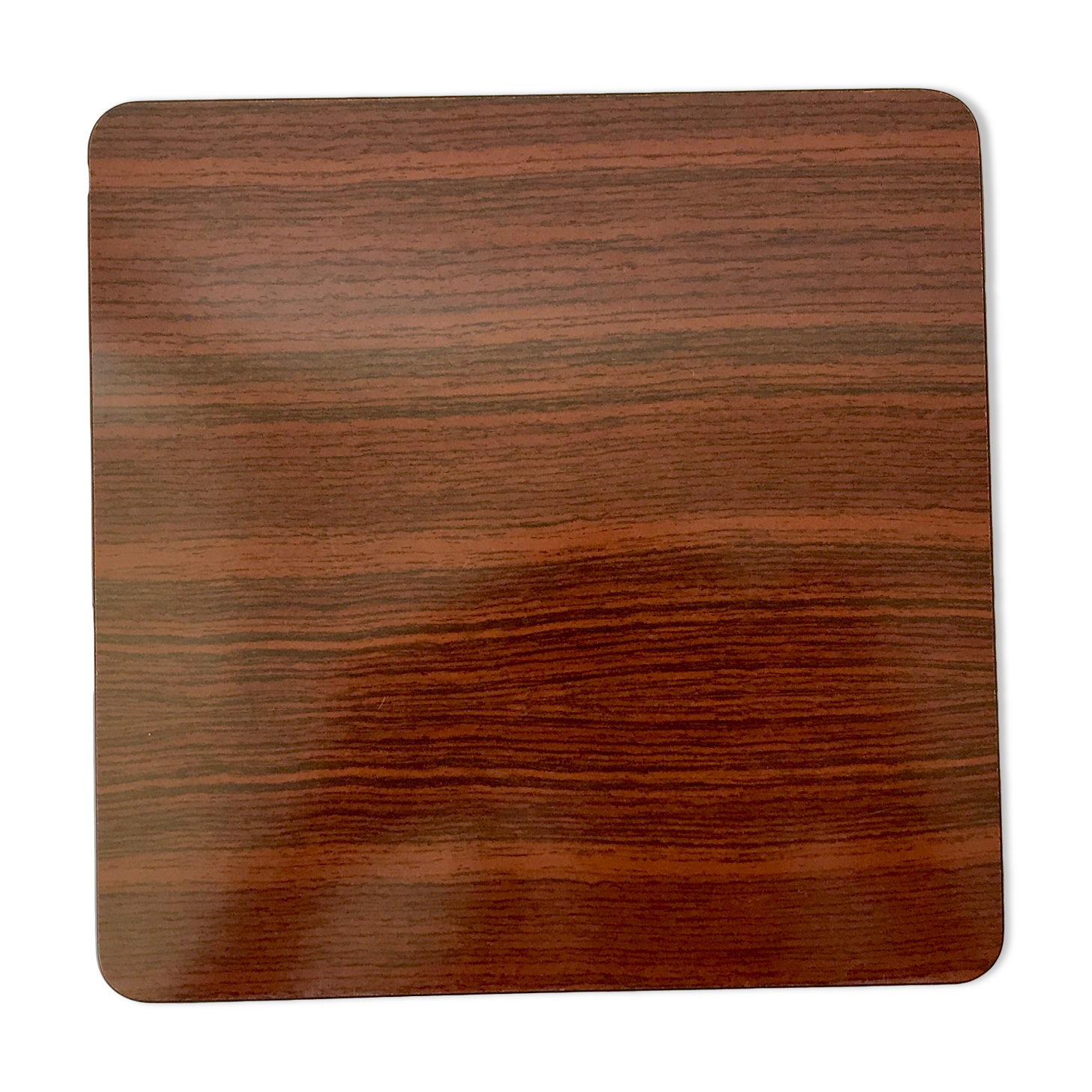 Formica flat bottom and golden border 70s