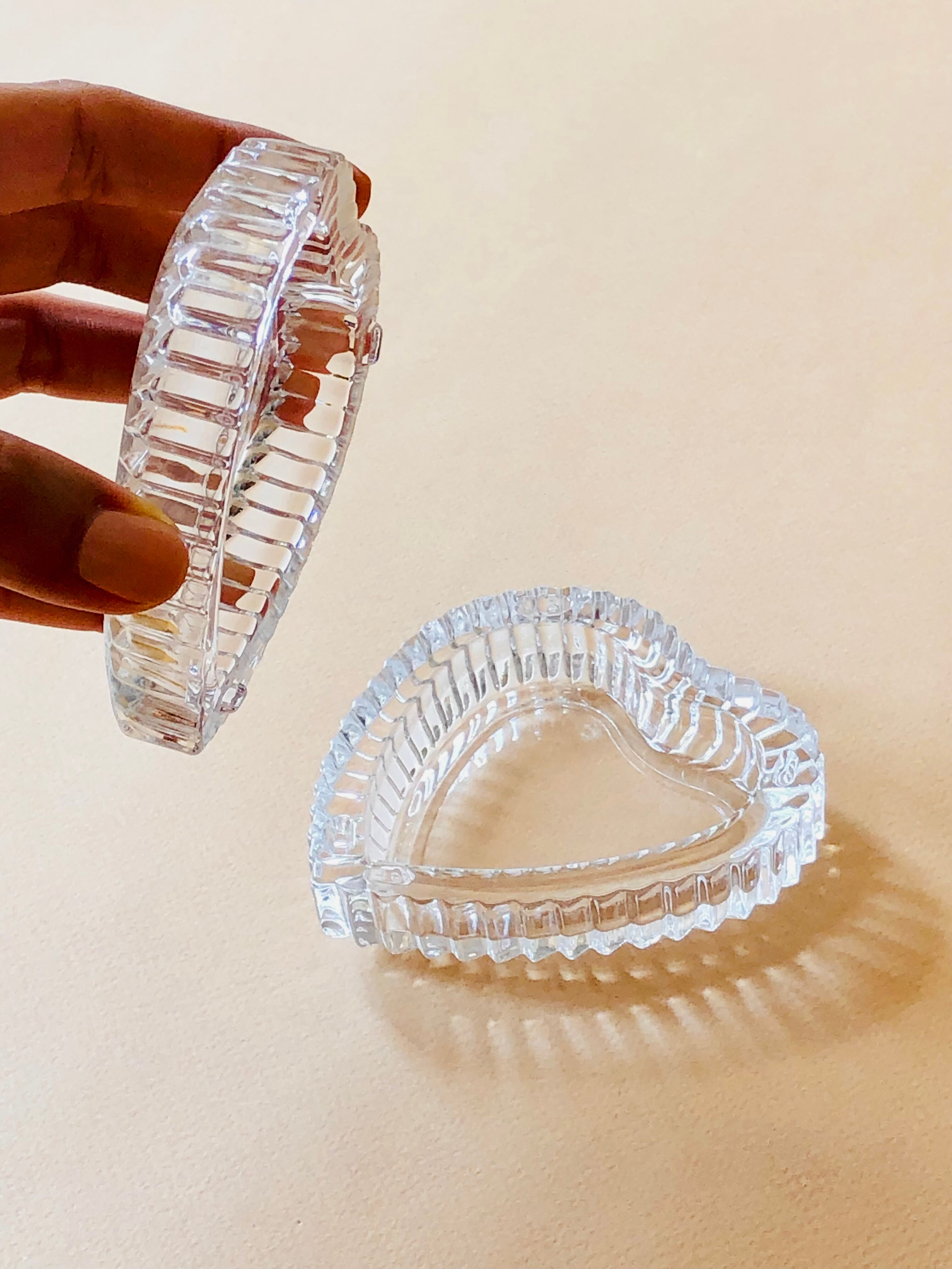 Arques crystal heart jewelry box