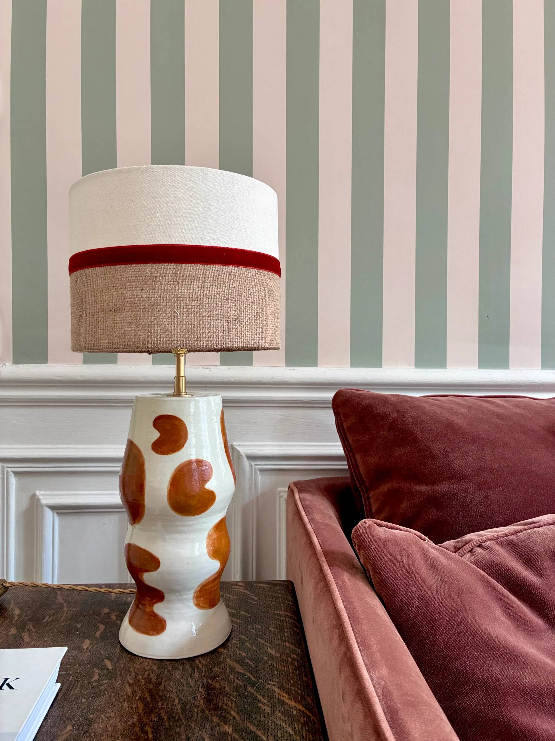 "Initial" SPOT x ATOME ceramic lamp pair - 2026 (Havana)