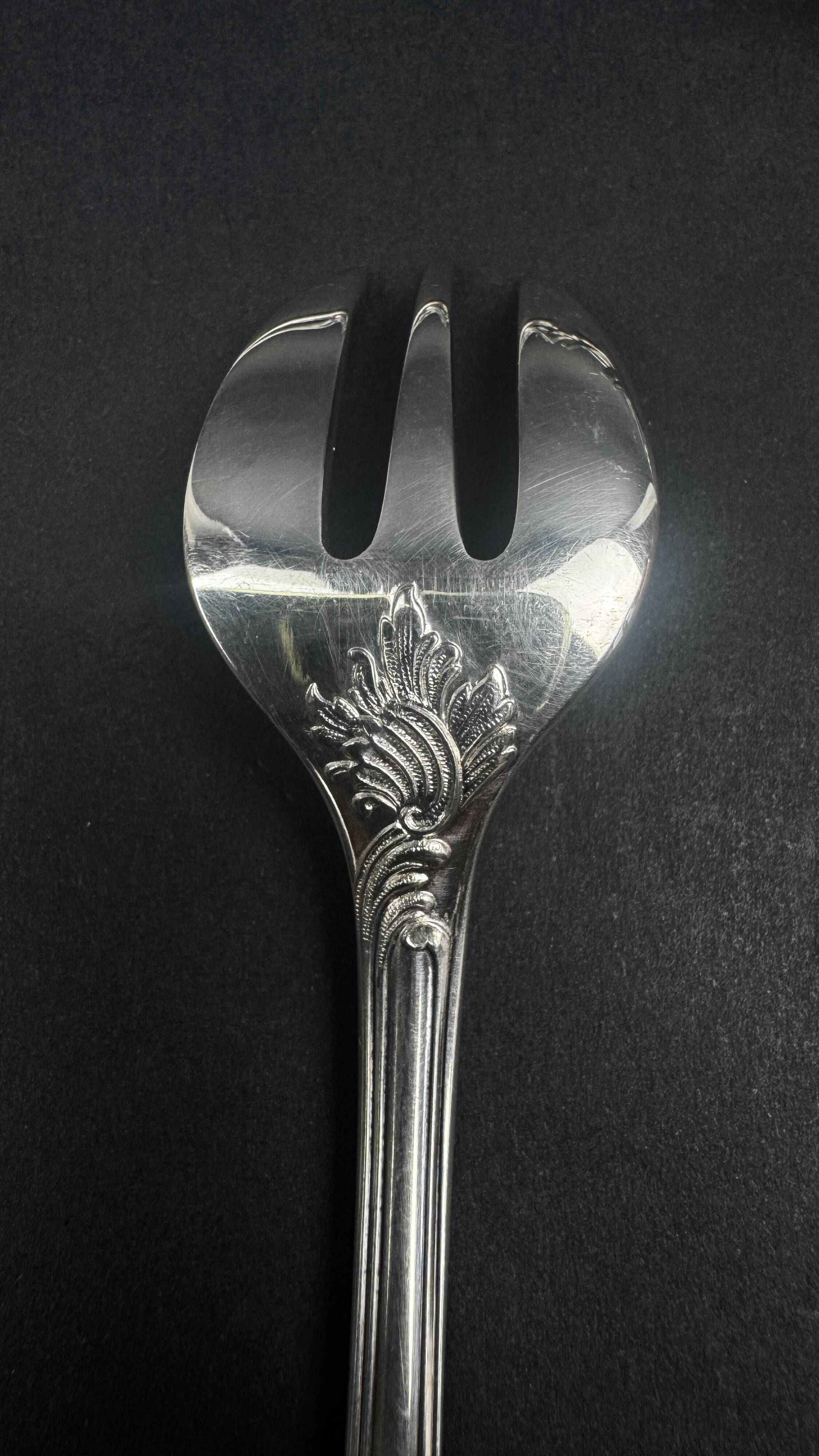 Lot de 12 fourchettes à huîtres Christofle modèle Marly – neuves sous blister, boîte d’origine scellée