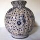 Clamecy vase. rare iznik model. antique ceramic. 19th century. make an offer.