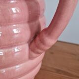 Glazed stoneware pitcher