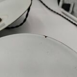 Enameled sheet metal pendant lights