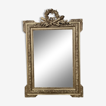 Napoleon III pediment mirror
