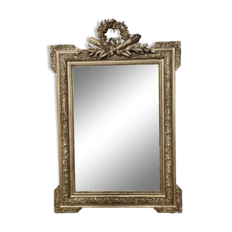 Napoleon III pediment mirror