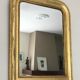 Miroir Louis Philippe doré 68x52