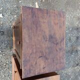 3 Walnut Nightstands 19th