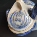 Vintage Vietnamese swan-shaped salt and pepper holder