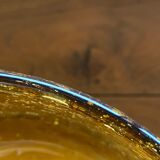 Bubble glass cup-verrerie Biot-70s