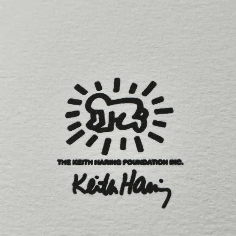 1990s Keith Haring Limited Edition Lithograph