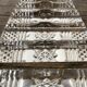 Porte couteaux vintage en verre