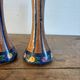 Pair of Soliflore Vases Faience HB Quimper Art Deco Decor 1930 Signed