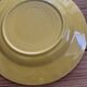 3 vintage yellow dessert plates