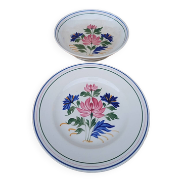 Deux plats de service saint amand