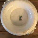 Soup pot in antique earthenware