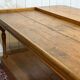 19th-century work table in English pine.