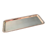Rectangular dish in silver letal with goldsmith's mark