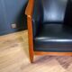 Dark blue club armchair (2x)