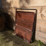 Vintage 70s folding serving trolley