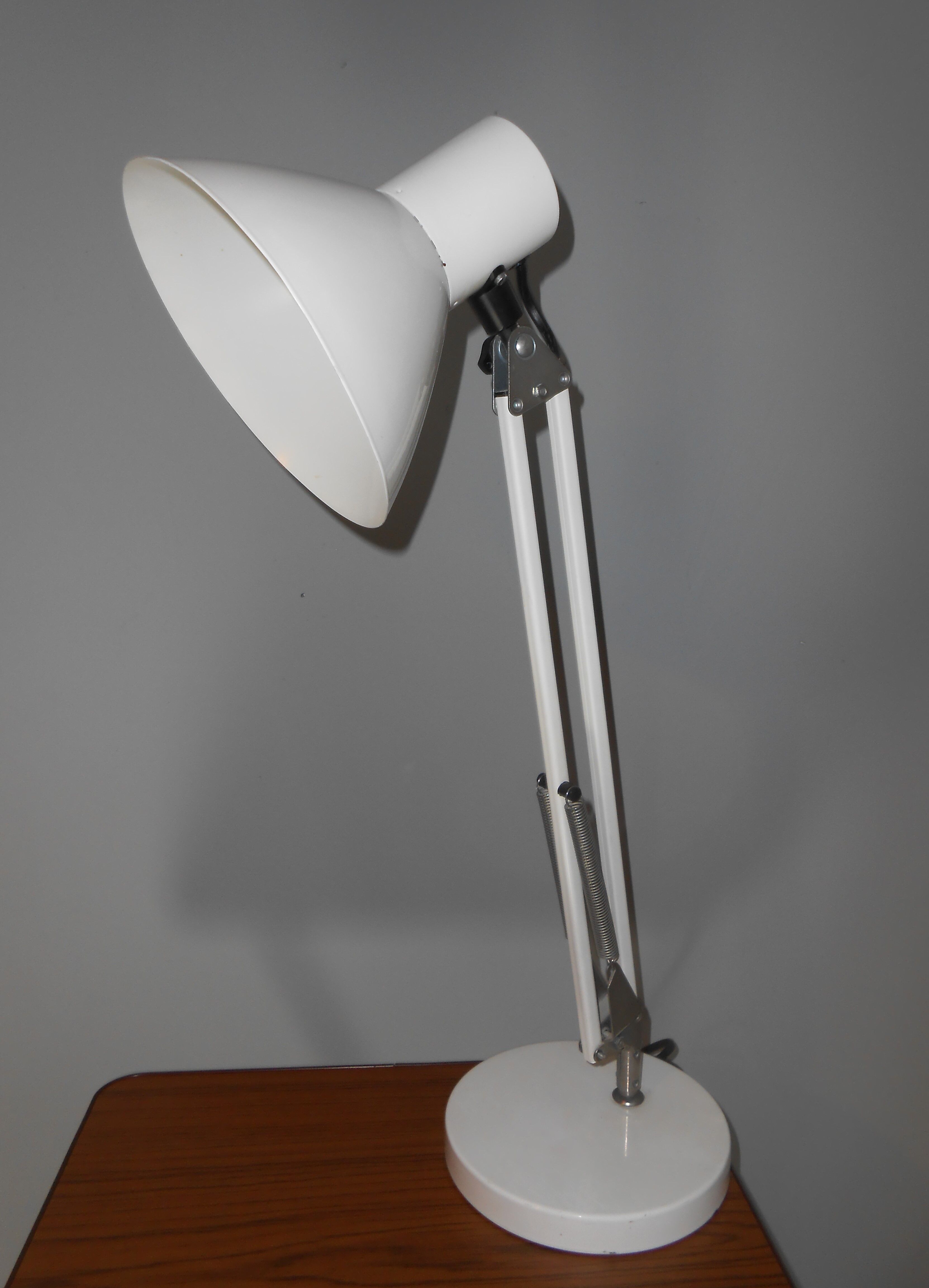 Lampe d'architecte, fabriqué en RDA
