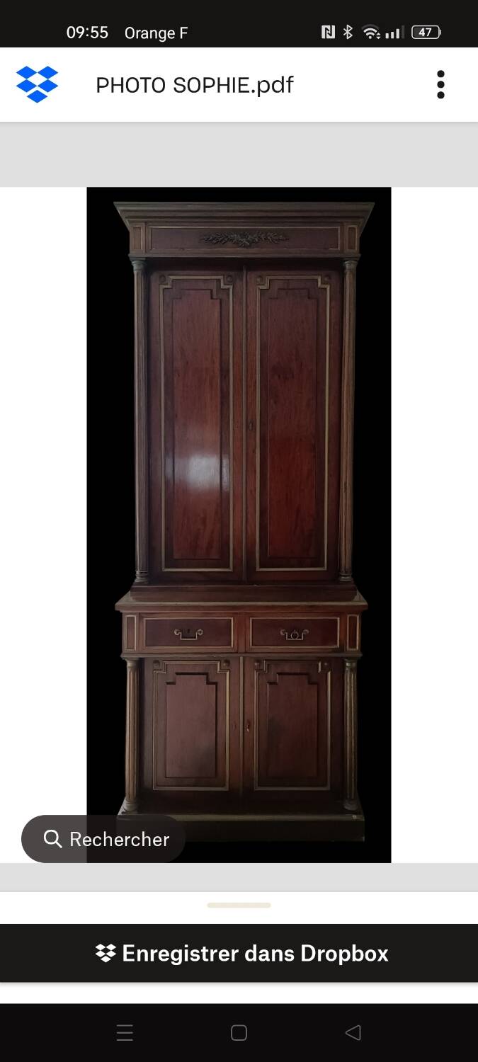 Two 19th century mahogany bodies