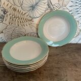 Set of hollow plates