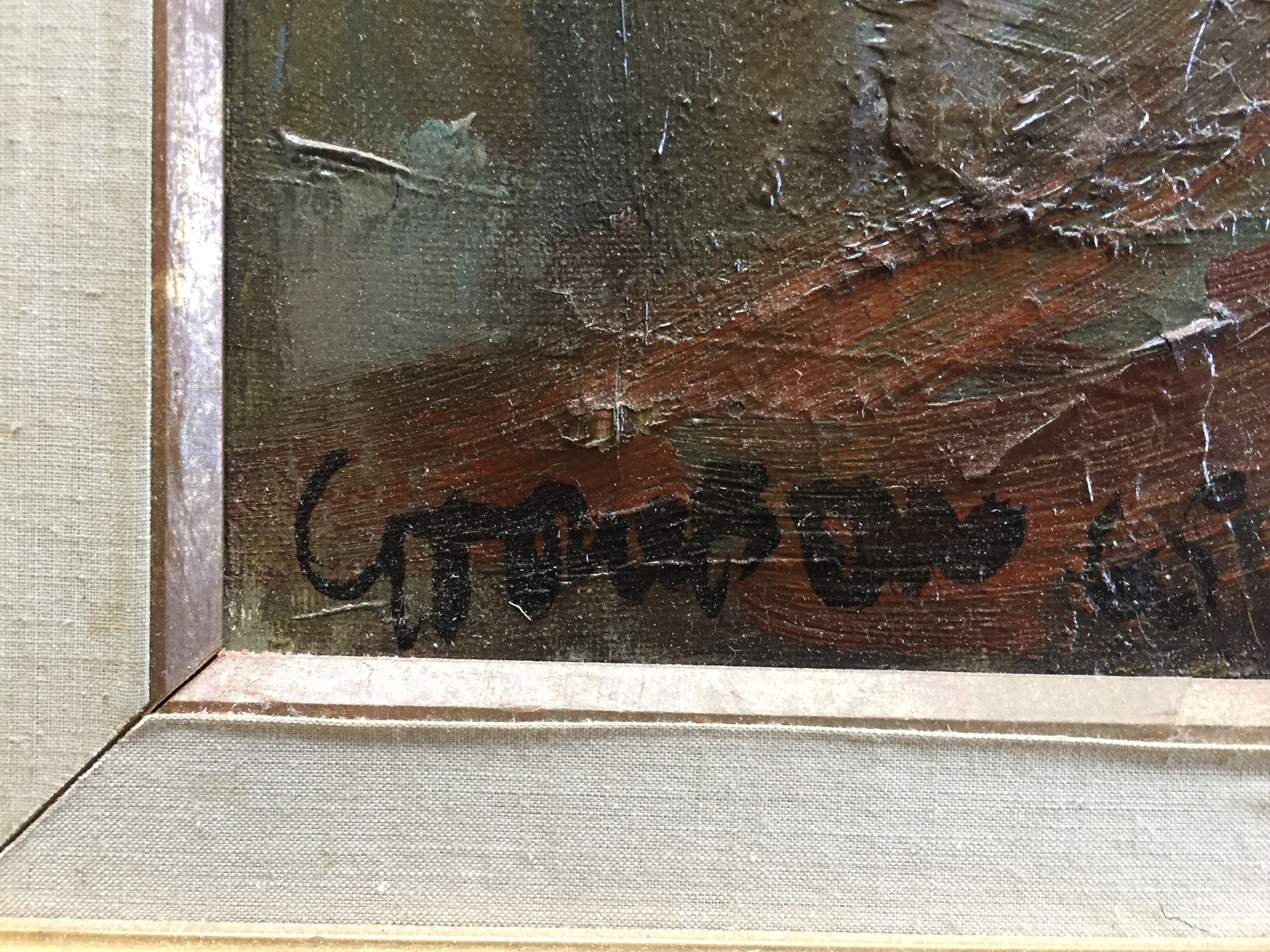 Painting by Guy Toubon (Marseille) 1963