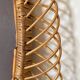 Large mirror by Franco Albini in rattan and bamboo, Italy 1960s.
