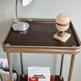 Polished aluminum desk lamp from the 1950s