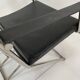 Vintage Sleek Modern Euroka Folding Campaign Lounge Chair by Mark Singer for Melamede