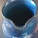 Blue stoneware jug La Combe du Lac Lamoura