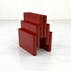 RED MAGAZINE RACK BY GIOTTO STOPPINO FOR KARTELL, 1970