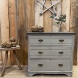 Commode anglaise patinée des années 30-40