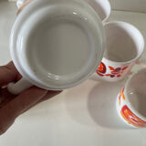 Mug cups mobil arcopal vintage