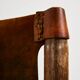 Hungarian calf leather lounge chair