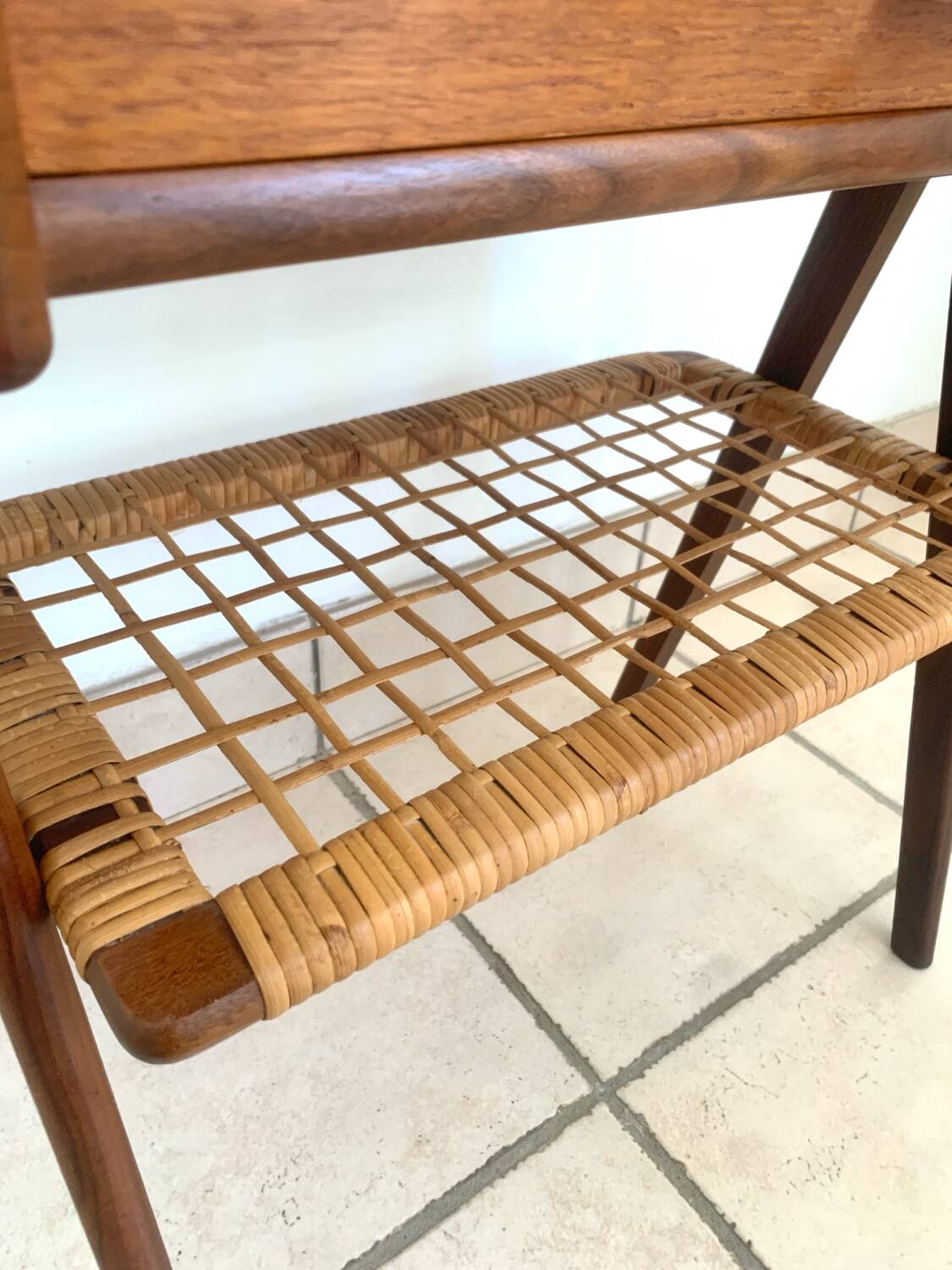 Teak bedside table by Søren Rasmussen