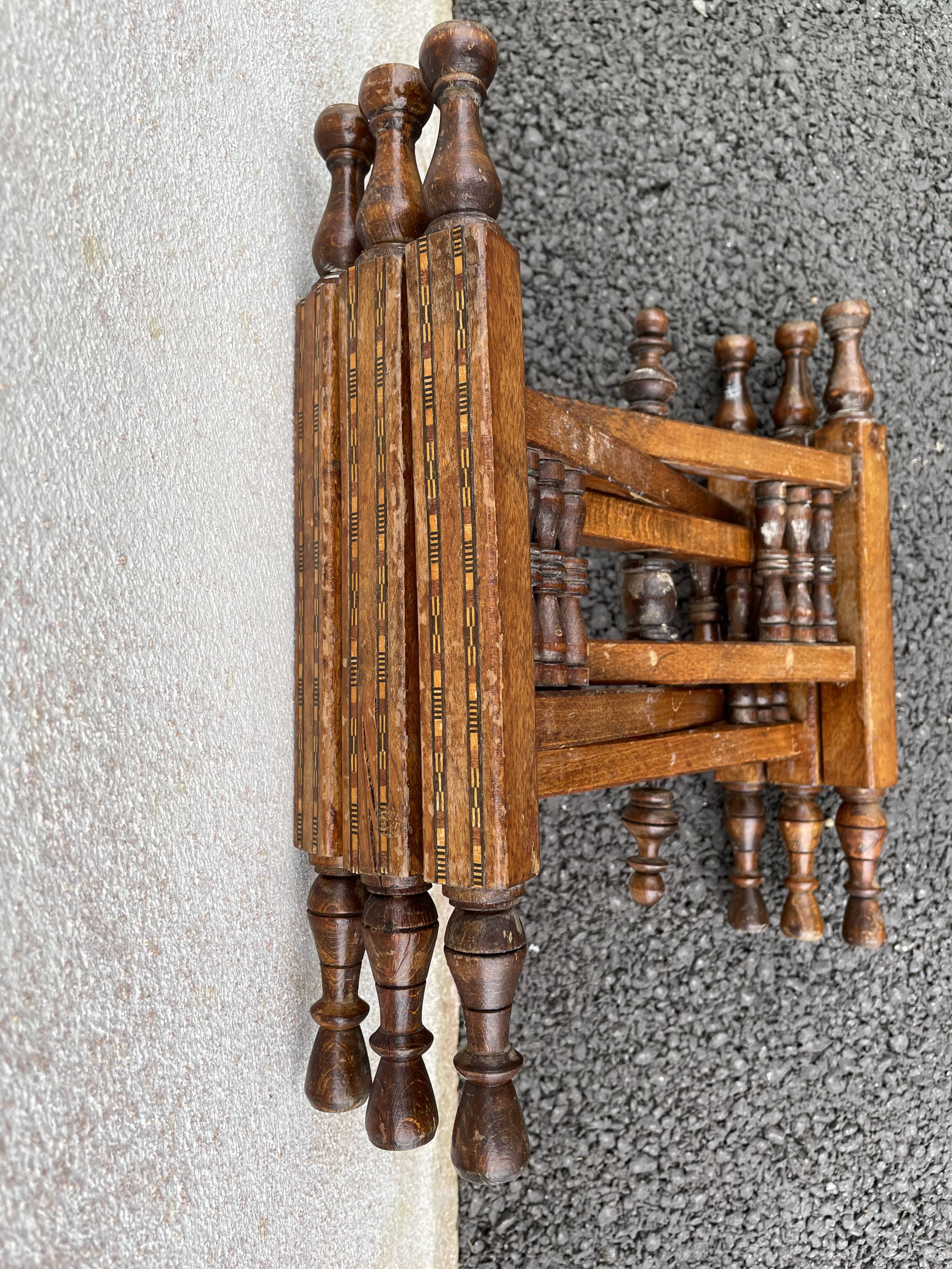 Moroccan tea table h35 x d38