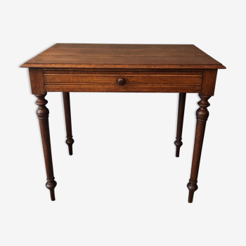 Table d’appoint en bois ancienne