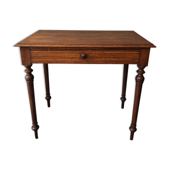 Side table in old wood